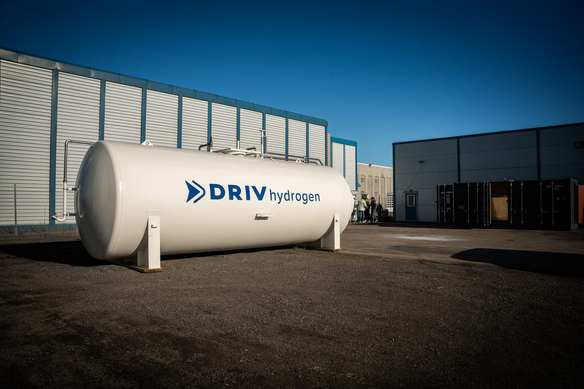DRIV hydrogen tank at the Kløfta facility